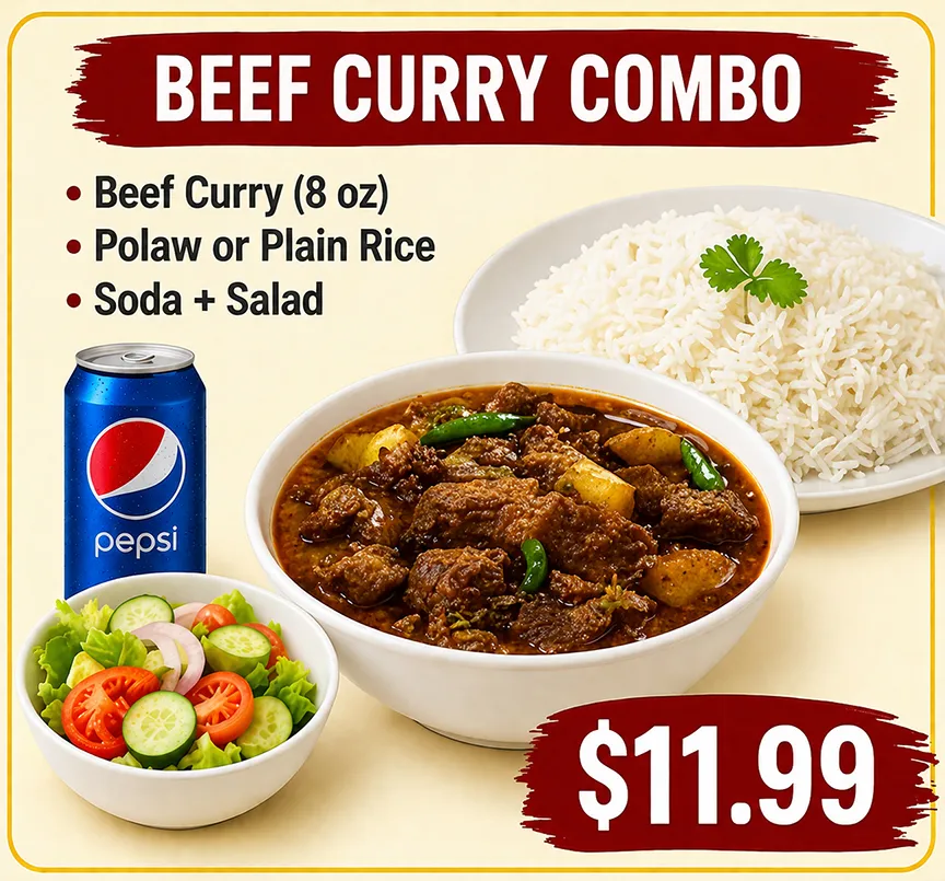 Beef Curry Combo